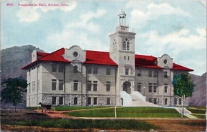 Guggenheim Hall Golden Colorado 8046 Postkarte verschickt - Bild 1 von 2