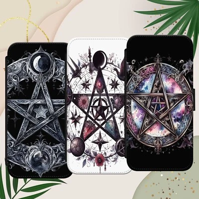 PENTAGRAM GOTHIC SYMBOLS PHONE CASE COVER FOR IPHONE SAMSUNG PIXEL FLIP WALLET - Image 1 of 4