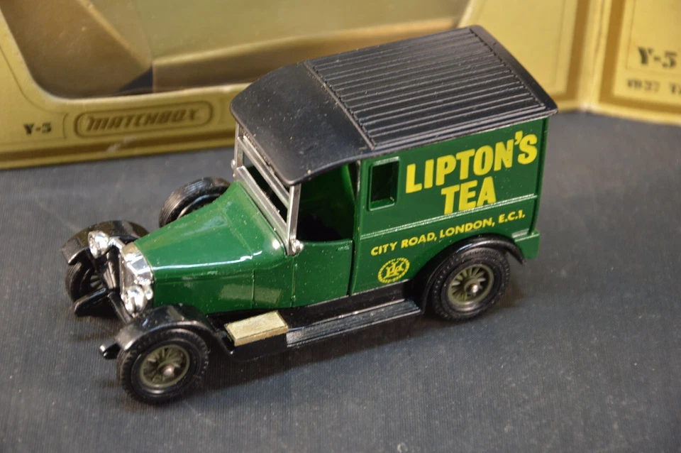 MATCHBOX MODELS OF YESTERYEAR 1927 TALBOT Y-5 SCALA 1/47 LIPTON'S TEA DIE CAST - Immagine 1 di 4