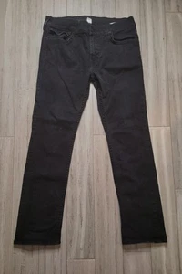 True Religion Ricky SN Flap Relaxed Straight Jeans Herren 38 Schwarz Denim - Bild 1 von 8