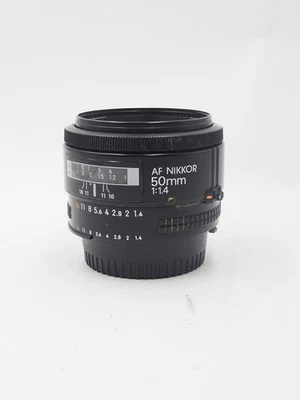 Nikon AF Nikkor 50mm f/1.4 lens (U39031) US RESIDENTS ONLY - Image 1 of 3