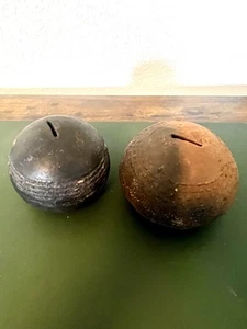 Set Pottery Ceramic Money Bank Orbs Decor - Picture 1 of 7