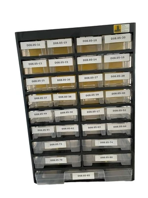 Allit Kleinteilemagazin VarioPlus Basic 47 schwarz, gelb, Sortierkasten - Bild 1 von 2