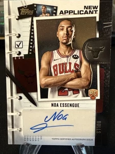 2025-26 Topps Noa Essengue #NA-NE New Applicant Rookie RC Auto - Bild 1 von 3