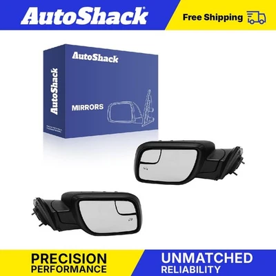 Side View Mirrors Power Heated Black Pair for 2011-2015 Ford Explorer Foto 1 de 4