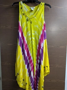 SIZE FREE SIZE CUTE OPTIONS Multi-Colored Beach Cover-up INVPV3669 - Picture 1 of 3
