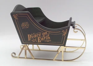 Vintage 2001 Breyer Wood Sleigh "Peace on Earth" 7.5" x 4.25" x 5.75" Tall - Picture 1 of 7