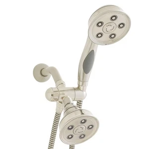 VS-233014-BN Caspian Anystream 2-Way Shower Combination, 2.5 GPM, Brushed Nickel - Picture 1 of 4