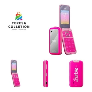 Teléfono Abatible Rosa Eléctrico Tamaño Bolsillo - Desbloqueado y Personalizable con Accesorios - Imagen 1 de 9