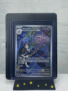 Pokémon TCG Team Rockets Weezing 199/182 Destined Rivals Illustration Rare Holo - Picture 1 of 2