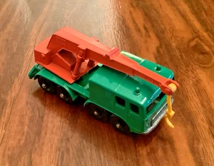 Vintage Lesney Matchbox 1-75 1965 #30C 8-Wheel Crane Truck Black Plastic Wheels - Picture 1 of 20