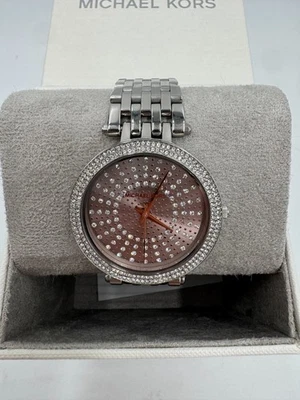 New Michael Kors Women's Darci Three-Hand Stainless Steel Watch 39mm MK4407 - Image 1 of 4