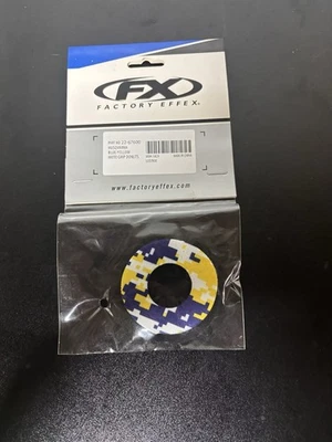 Factory Effex® 22-67620 - Moto Grip Donuts - Husqvarna amarillo/azul Foto 1 de 4