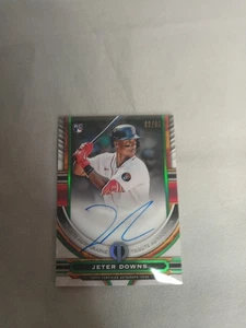 JETER DOWNS 2023 Topps Tribute RC Autograph Green /99 - Picture 1 of 10