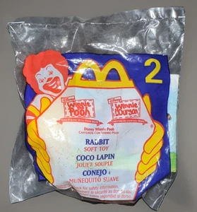 Vintage 1999 Hase Disney Winnie Puuh Nr. 2 ungeöffnete McDonald’s Spielzeug - Bild 1 von 2