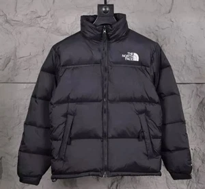 The North Face Retro Nuptse Puffer Jacket in Black Large- Genuine Down-Filled - Picture 1 of 9