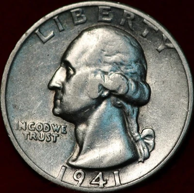 1941-S San Francisco Mint Silver Washington Quarter - Image 1 of 2