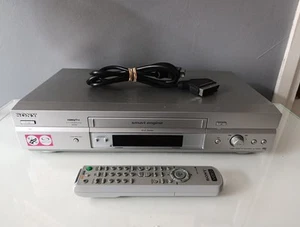 Sony SLV-SE740 Smart Engine VHS Video Recorder w. SCART & Remote FULLY SERVICED - Picture 1 of 18