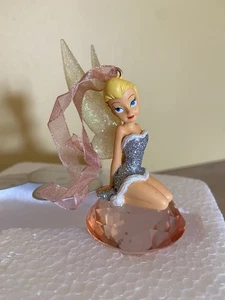 Disneyland Paris Tinkerbell Fairy Diamond Ornament Disney Store Tinker Bell Xmas - Picture 1 of 12