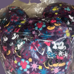 Vera Bradley Disney Orejas Mickey & Minnie's Dulce Floral Felpa Almohada Polar Nuevo en Paquete - Imagen 1 de 11