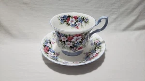 Royal Albert “Clematis” Fragrance Series Bone China Cup & Saucer Set – England - Picture 1 of 22