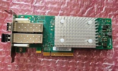 QLE2692-F QLOGIC DUAL PORT 16G SFP+ PCI-E X8 HOST BUS ADAPTER Low Profile - Image 1 of 2