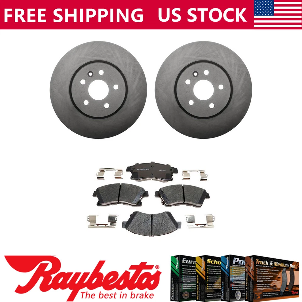 Rotores de freno delanteros + pastillas de freno de cerámica y accesorios para Chevrolet Sonic 2013-2014 Foto 1 de 4