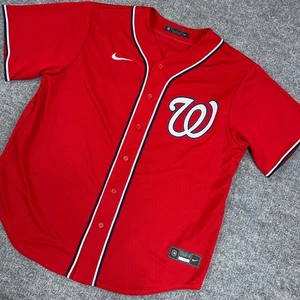 Juan Soto Washington Nationals Nike Trikot Herren XL Rot MLB Baseball Knopfleiste 22 - Bild 1 von 10