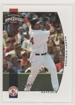 2005 Donruss Team Heroes Manny Ramirez #63 - Image 1 of 2