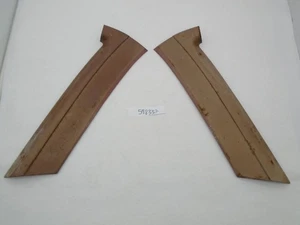 1959 1960 Chevy GM Wagon Interior Rear Curved Windows Front Trim L&R OEM - Bild 1 von 8