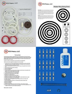 1974 Gottlieb Royal Pair Pinball Machine Tune-up Kit - Includes Rubber Ring Kit - Picture 1 of 2