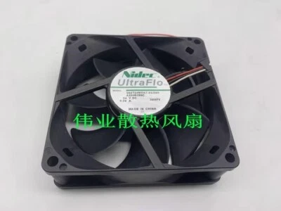 Nidec U80T24MUA7-53J241 24V 0.09A 8025 8cm 3pin Cooling Fan - Image 1 of 4