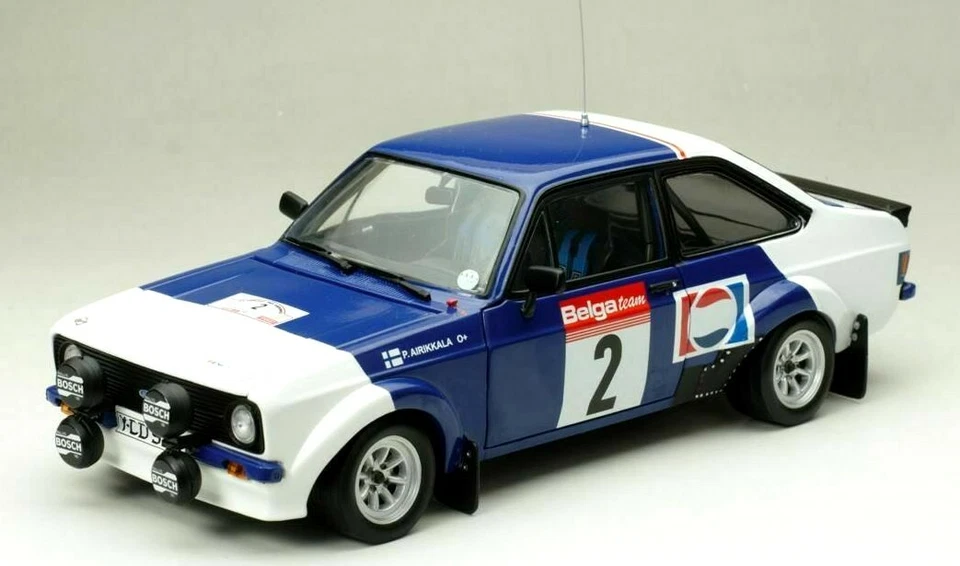 SUNSTAR 1/18 FORD ESCORT MK2 RS1800 #2 CIRCUIT DES ARDENNES AIRIKKALA 1983 4662 - Image 1 of 1