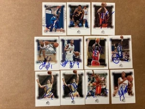 Autographed Lot(11) of 2000 Upper Deck SP Top Prospects Basketball Cards w/COA - Picture 1 of 1