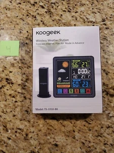 Stazione Meteo Wireless Koogeek Termometro Interno Igrometro Sveglia - Foto 1 di 2