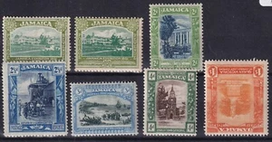 BC1880) Jamaica 1919-21 Pictorials watermark mult Crown CA ½d (2 shades), 2d - Picture 1 of 1