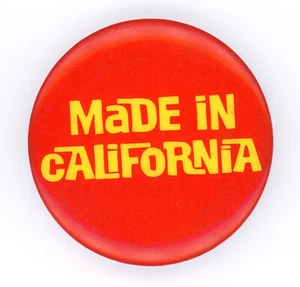 SELTEN Vintage 1960er Jahre Made in California Pin Rückseite Knopf Zähler Kultur 1,25 Zoll Durchmesser - Bild 1 von 2