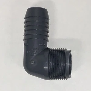 "Combinación de codo de inserción Lasco 1 pulgada x 1 pulgada PVC 1"" x 1""" - Imagen 1 de 2