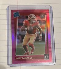 2021 DONRUSS OPTIC TREY LANCE RATED ROOKIE CARD RC PINK HOLO SF 49ERS #203