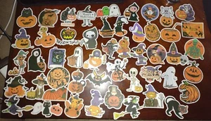 Adesivi Halloween lotto di 50 vinile/opaco assortimento B - Foto 1 di 1