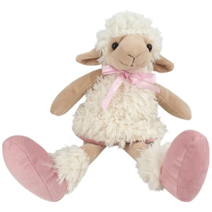 PARRS NZ Baby Girl Lamb Sheep Easter Cream Pink 29 cm Security Soft Plush Toy Vg - Bild 1 von 10