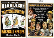 Pittsburgh Baseball Heroes Playing Cards Poker Size Deck Limited Custom Sealed