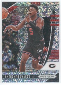 ANTHONY EDWARDS 2020-21 PANINI PRIZM DRAFT PICKS ROOKIE DISCO #41 RC