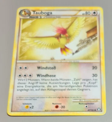Tauboga # 47/102 Uncommon HS Triumph (Triumphant) 2010-11 Pokemon Deutsch Mint - Bild 1 von 3