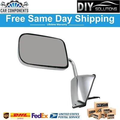 Nuevo espejo retrovisor cromado eléctrico plegable lado del conductor para Dodge D100 D150 1988-1993 Foto 1 de 4