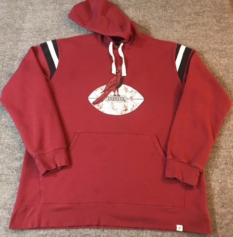 Arizona Cardinals Sweatshirt Men’s XXL Red NFL Pro Line Fanatics Hoodie Sweater Cover