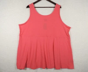Torrid Coral Rippe Tank Top Shirt Übergröße 5/5X weich Sommer Spaß Reisen - Bild 1 von 6