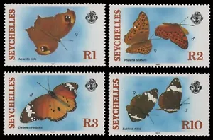 Seychelles 1987 - n. Michel 629-632 ** - nuovo di zecca - farfalle / farfalla - Foto 1 di 1