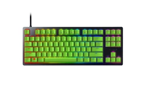 Razer Huntsman Tournament Edition Optical Gaming Keyboard (87 Key) Green Keycaps - Picture 1 of 6