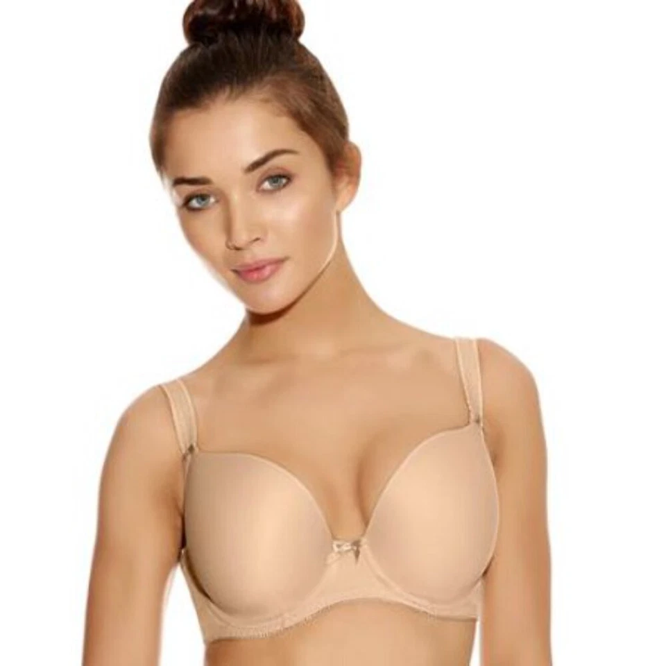 Freya Deco Molded Underwire Plunge Bra - Nude - Image 1 of 1